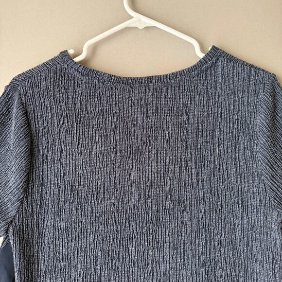 Simply Vera Vera Wang Top Size S Blue Short Sleeve blouse‎ - Picture 7 of 8